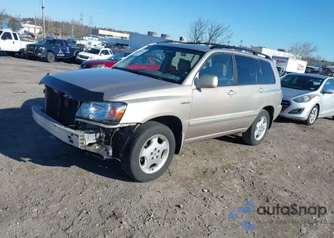 2005 Toyota Highlander Limited V6 from USA, damaged, VIN JTEEP21A250077671